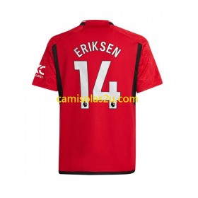 Camisolas de futebol Manchester United Eriksen 14 Equipamento Principal 2023/24 Manga Curta